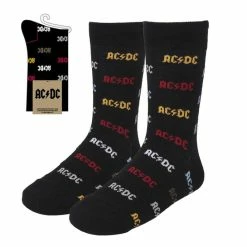 Socks (3 Pairs) AC/DC -Bracelets Shop 120269 0009dw