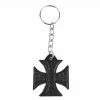 Keyc Ring (pendant) BLACK HEART - HOT ROD CROSS LEATHER -Bracelets Shop 124042 ew027