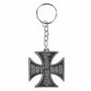 Key Ring (pendant) BLACK HEART - HOT ROD CROSS METAL -Bracelets Shop 124043 ew010