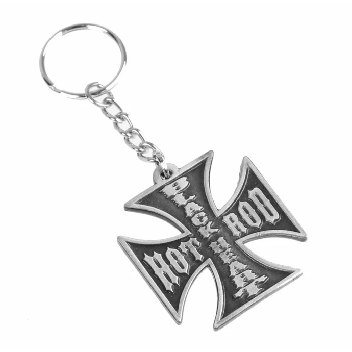 Key Ring (pendant) BLACK HEART - HOT ROD CROSS METAL 4 Key Ring (pendant) BLACK HEART - HOT ROD CROSS METAL - Image 2