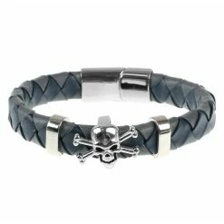 Bracelet ETNOX - Braided Pirate Skull