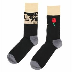 Socks Godfather - Logo Gold - Black - ROCK OFF -Bracelets Shop 130212 aw007