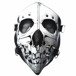 Mask POIZEN INDUSTRIES - SKULL FACE - BLACK