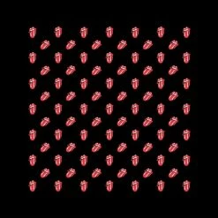 Scarf THE ROLLING STONES - TONGUES - RAZAMATAZ