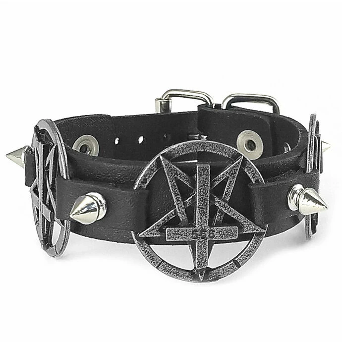 Bracelet Triple Pentagram Cross 3 Bracelet Triple Pentagram Cross