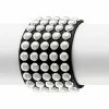 Bracelet BLACK SNAKE ROUND RIVETS 5 ROWS 2 Bracelet BLACK SNAKE ROUND RIVETS 5 ROWS -Bracelets Shop LSF1 92