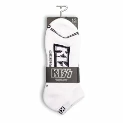 Socks PERRI'S SOCK - KISS - LOGO LINER - WHITE -Bracelets Shop ase8r40d