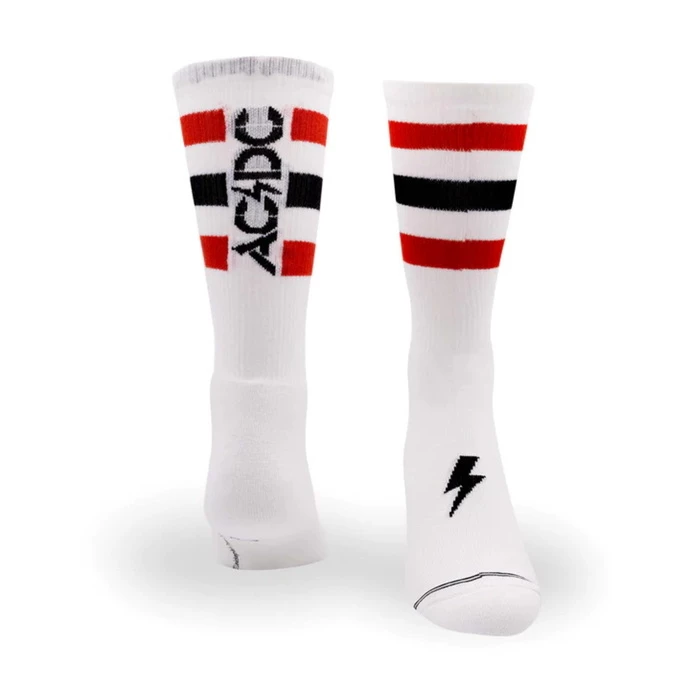 Socks PERRI'S SOCK - AC/DC - HIGH VOLTAGE - WHITE 4 Socks PERRI'S SOCK - AC/DC - HIGH VOLTAGE - WHITE - Image 2