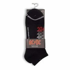 Socks PERRI'S SOCK - AC/DC - DROP SHADOW LINER - BLACK -Bracelets Shop ase8r62d