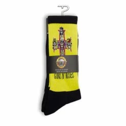 Socks PERRI'S SOCK - Guns N' Roses - CROSS LOGO - YELLOW 7 Socks PERRI'S SOCK - Guns N' Roses - CROSS LOGO - YELLOW -Bracelets Shop ase8r71d