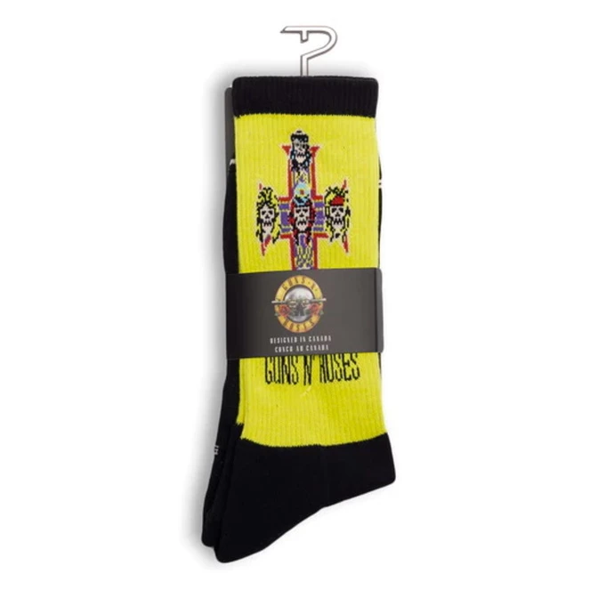 Socks PERRI'S SOCK - Guns N' Roses - CROSS LOGO - YELLOW 5 Socks PERRI'S SOCK - Guns N' Roses - CROSS LOGO - YELLOW - Image 3