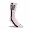 Socks PERRI'S SOCK - Guns N' Roses - SIDE STRIPE - WHITE -Bracelets Shop ase8r81d