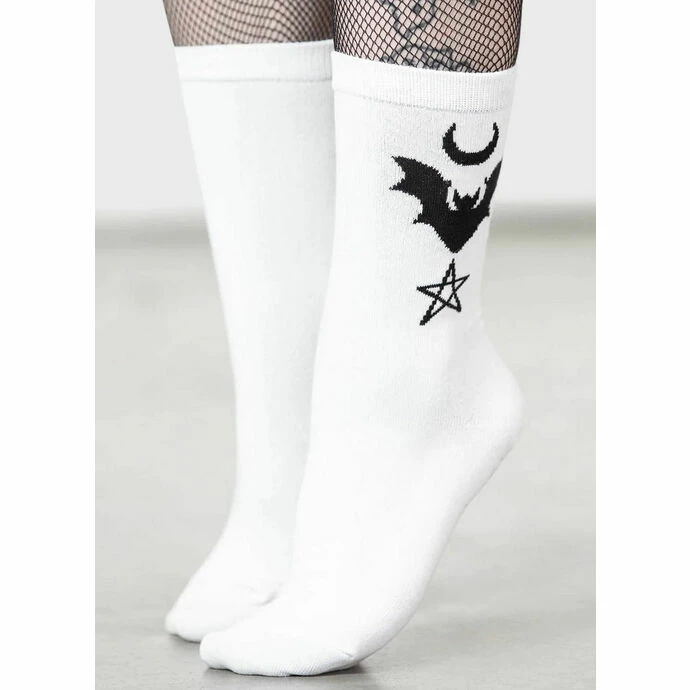 Socks KILLSTAR - Bat Magic - White 3 Socks KILLSTAR - Bat Magic - White