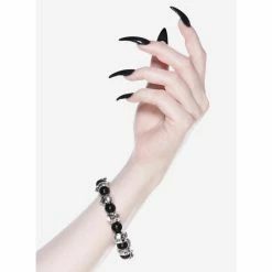 Bracelet KILLSTAR - Dark Lodge - Silver 5 Bracelet KILLSTAR - Dark Lodge - Silver -Bracelets Shop dark lodge bracelet front001