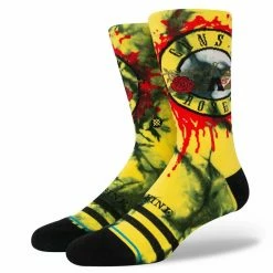 Socks Guns N' Roses - SO FINE - YELLOW - STANCE