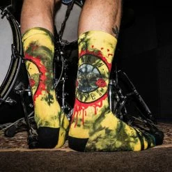 Socks Guns N' Roses - SO FINE - YELLOW - STANCE -Bracelets Shop guns 5x