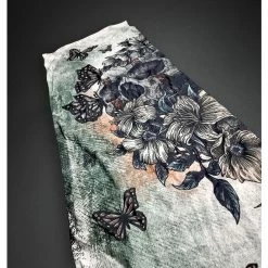 Scarf HYRAW - BUTTERFLIES -Bracelets Shop hyraw foulard butterflies 4