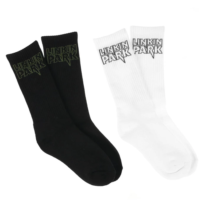 Socks Linkin Park - 2-Pack - Black / White 3 Socks Linkin Park - 2-Pack - Black / White