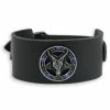 Bracelet Baphomet - Black - Crystal Blue
