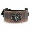 Bracelet Baphomet - Brown - Crystal Red -Bracelets Shop naram 046