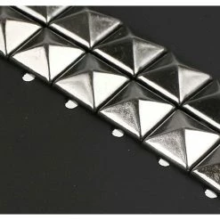 Bracelet 11 ROW WITH BLACK PYRAMID -Bracelets Shop naramek 2053