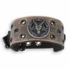 Bracelet Baphomet - Brown - Crystal Blue