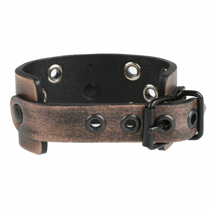 Bracelet Baphomet - Brown - Crystal Blue 7 Bracelet Baphomet - Brown - Crystal Blue - Image 5