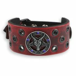 Bracelet Baphomet - Red - Crystal Blue