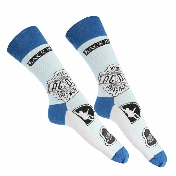 Socks AC/DC - Icons - BLUE - ROCK OFF 3 Socks AC/DC - Icons - BLUE - ROCK OFF