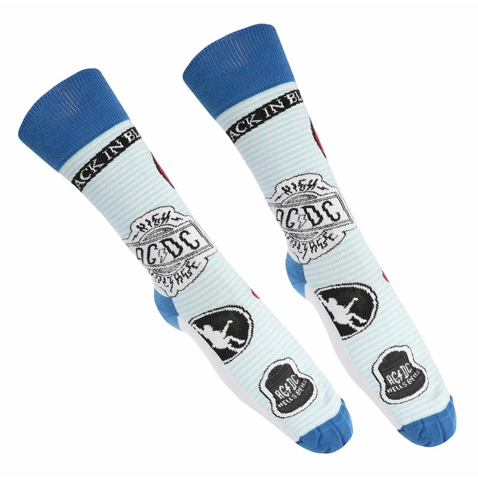 Socks AC/DC - Icons - BLUE - ROCK OFF 4 Socks AC/DC - Icons - BLUE - ROCK OFF - Image 2