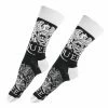 Socks Queen - White Crest - NAVY - ROCK OFF