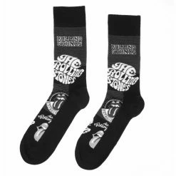 Socks Rolling Stones - Mono Logos - BLACK - ROCK OFF 9 Socks Rolling Stones - Mono Logos - BLACK - ROCK OFF -Bracelets Shop se019