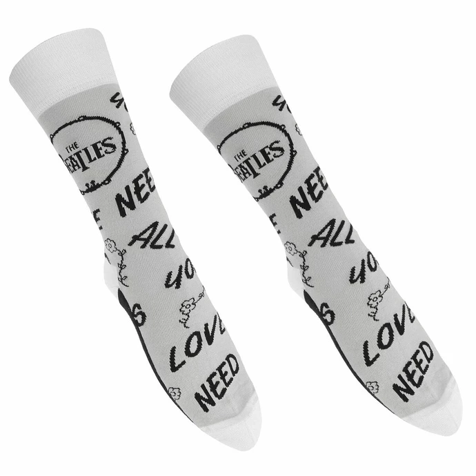 Socks Beatles - AYNIL & Drum - GREY - ROCK OFF 4 Socks Beatles - AYNIL & Drum - GREY - ROCK OFF - Image 2