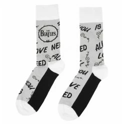 Socks Beatles - AYNIL & Drum - GREY - ROCK OFF 9 Socks Beatles - AYNIL & Drum - GREY - ROCK OFF -Bracelets Shop se027