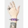 Bracelet KILLSTAR - Stay Away Spike - Purple -Bracelets Shop stay away spike bracelet 8