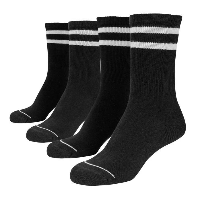 Socks (set Of 2 Pairs) URBAN CLASSICS - 2-Tone College 2-Pack - Black / White 3 Socks (set Of 2 Pairs) URBAN CLASSICS - 2-Tone College 2-Pack - Black / White