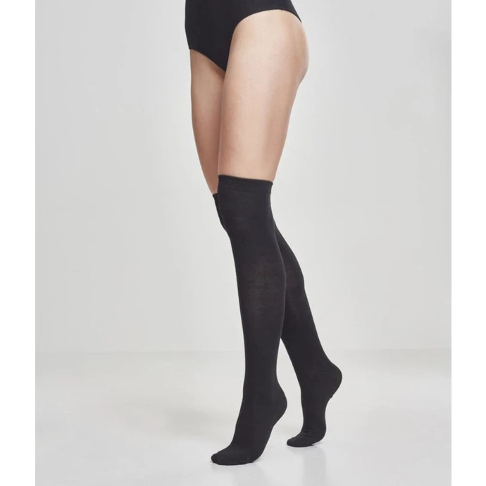 Over The Knee Socks URBAN CLASSICS - 2-Pack - Blk / Blk & Blk / Games 4 Over The Knee Socks URBAN CLASSICS - 2-Pack - Blk / Blk & Blk / Games - Image 2