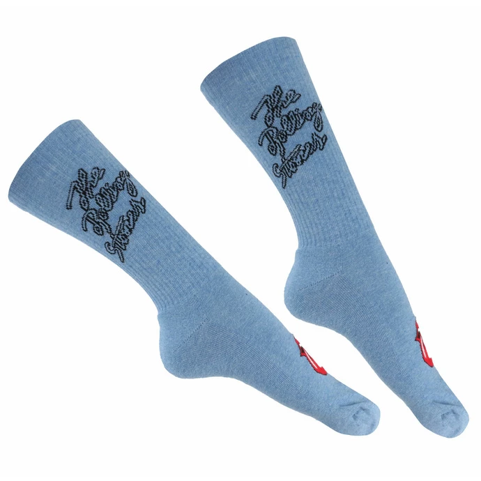 Socks Rolling Stones - Script Logo - BLUE - ROCK OFF 3 Socks Rolling Stones - Script Logo - BLUE - ROCK OFF